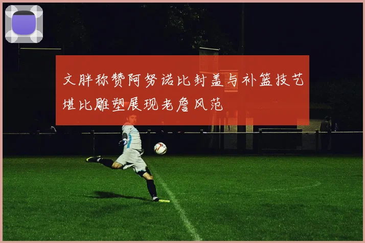 文胖称赞阿努诺比封盖与补篮技艺堪比雕塑展现老詹风范
