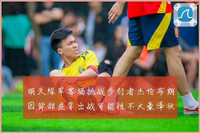 明天绿军客场挑战步行者杰伦布朗因背部痉挛出战可能性不大豪泽状态成疑